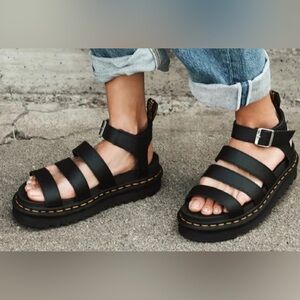 Dr. Martens Black Sandals